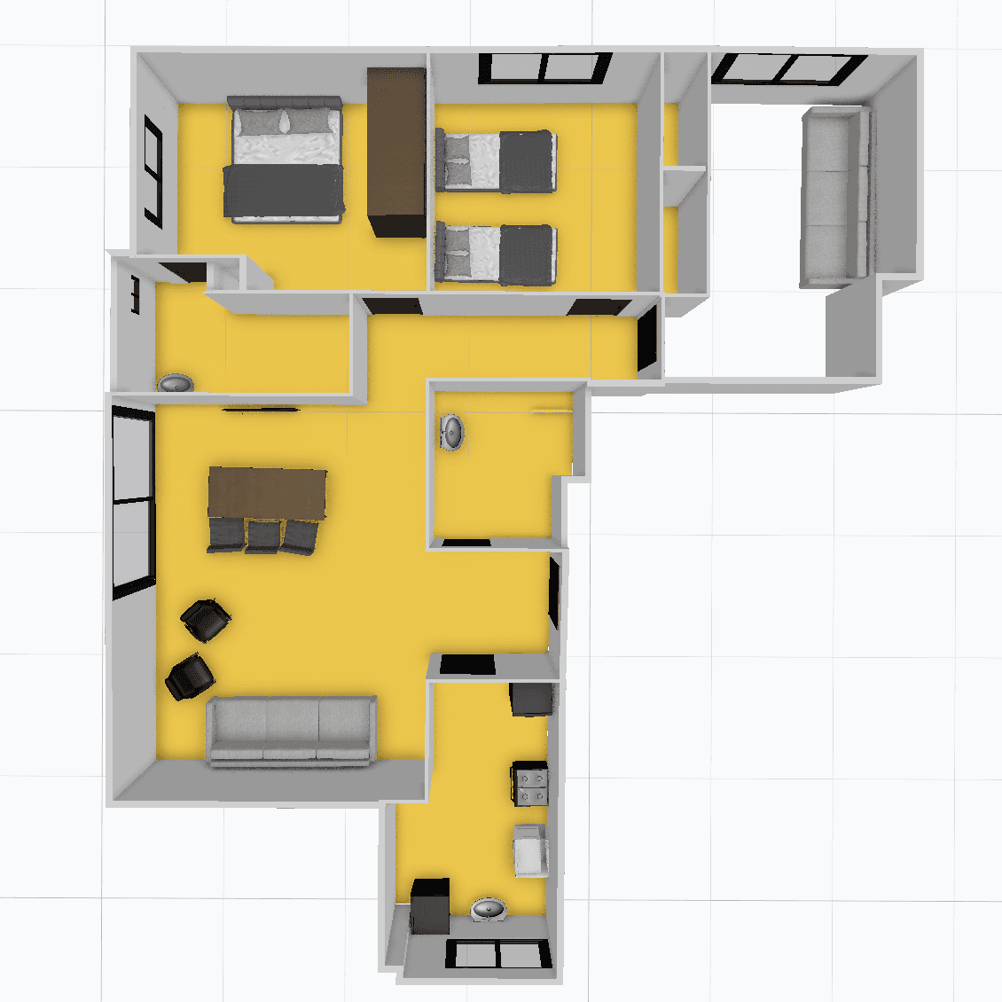 3D model transition
